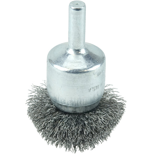 1 1/2″ Diameter - Steel Wire Flared End Brush - All Tool & Supply