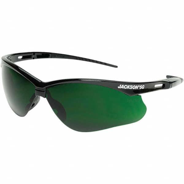 Jackson Safety - Safety Glasses Type: Welding Lens Color Family: Green - All Tool & Supply