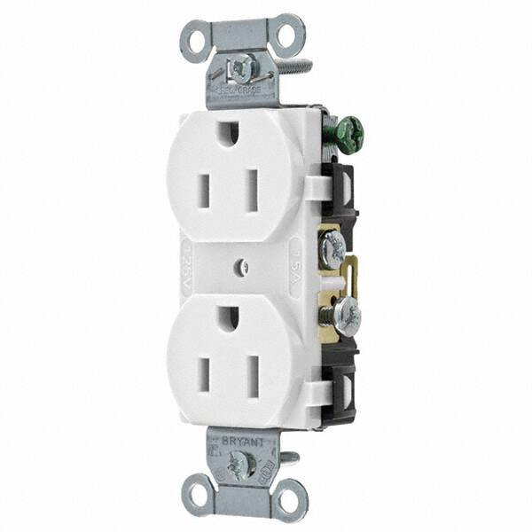 Bryant Electric - Straight Blade Receptacles Receptacle Type: Duplex Receptacle Grade: Commercial - All Tool & Supply