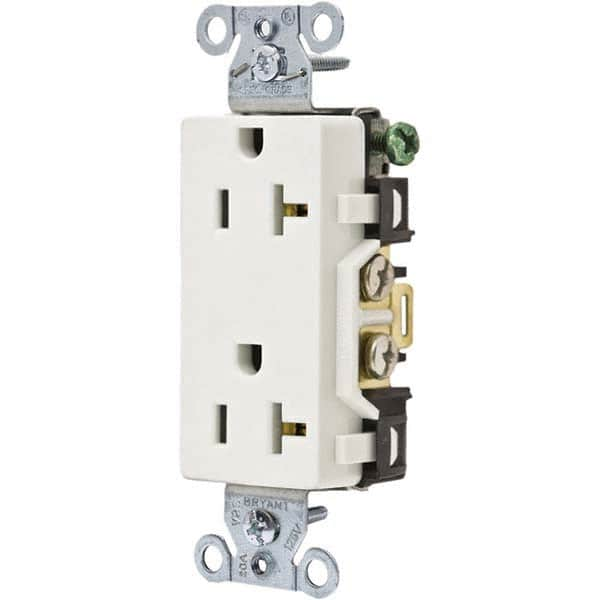 Bryant Electric - Straight Blade Receptacles Receptacle Type: Duplex Receptacle Grade: Commercial - All Tool & Supply