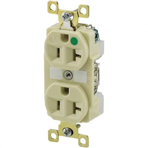 Bryant Electric - Straight Blade Receptacles Receptacle Type: Duplex Receptacle Grade: Hospital - All Tool & Supply