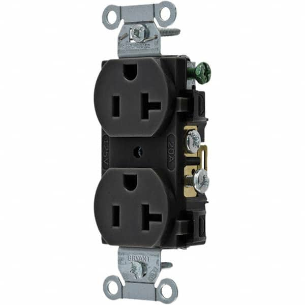 Bryant Electric - Straight Blade Receptacles Receptacle Type: Duplex Receptacle Grade: Commercial - All Tool & Supply