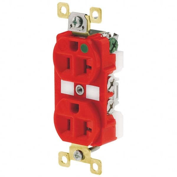 Bryant Electric - Straight Blade Receptacles Receptacle Type: Duplex Receptacle Grade: Hospital - All Tool & Supply