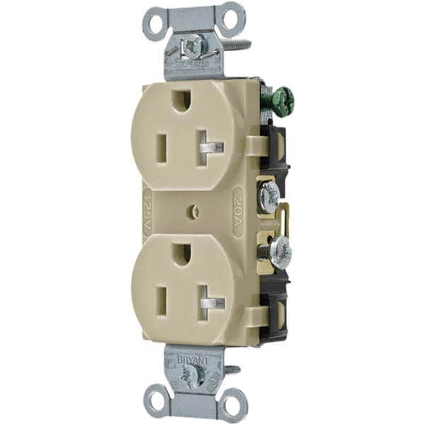 Bryant Electric - Straight Blade Receptacles Receptacle Type: Duplex Receptacle Grade: Commercial - All Tool & Supply