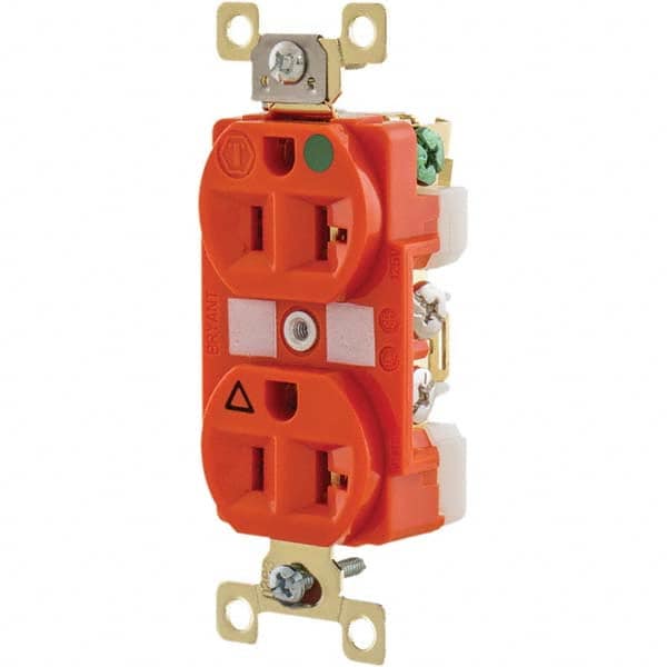 Bryant Electric - Straight Blade Receptacles Receptacle Type: Duplex Receptacle Grade: Hospital - All Tool & Supply