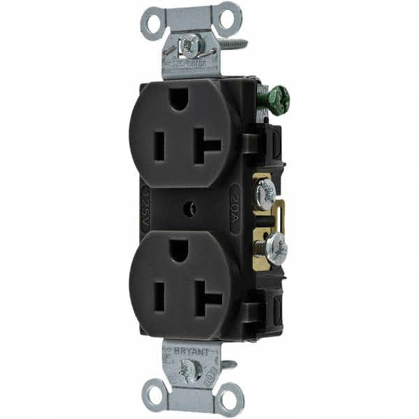 Bryant Electric - Straight Blade Receptacles Receptacle Type: Duplex Receptacle Grade: Commercial - All Tool & Supply