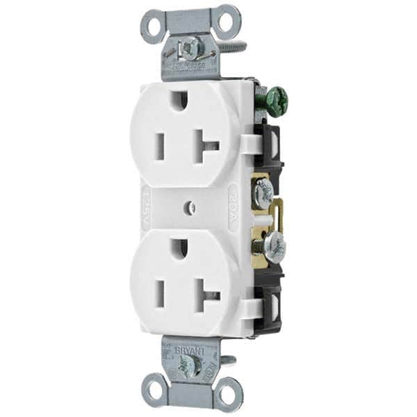 Bryant Electric - Straight Blade Receptacles Receptacle Type: Duplex Receptacle Grade: Commercial - All Tool & Supply