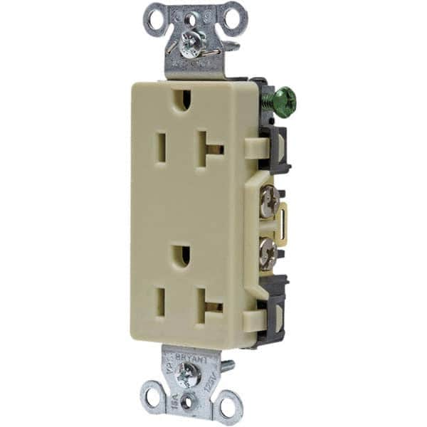 Bryant Electric - Straight Blade Receptacles Receptacle Type: Duplex Receptacle Grade: Commercial - All Tool & Supply