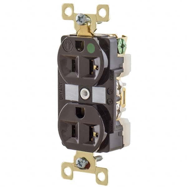 Bryant Electric - Straight Blade Receptacles Receptacle Type: Duplex Receptacle Grade: Hospital - All Tool & Supply