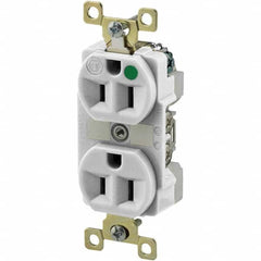 Bryant Electric - Straight Blade Receptacles Receptacle Type: Duplex Receptacle Grade: Hospital - All Tool & Supply