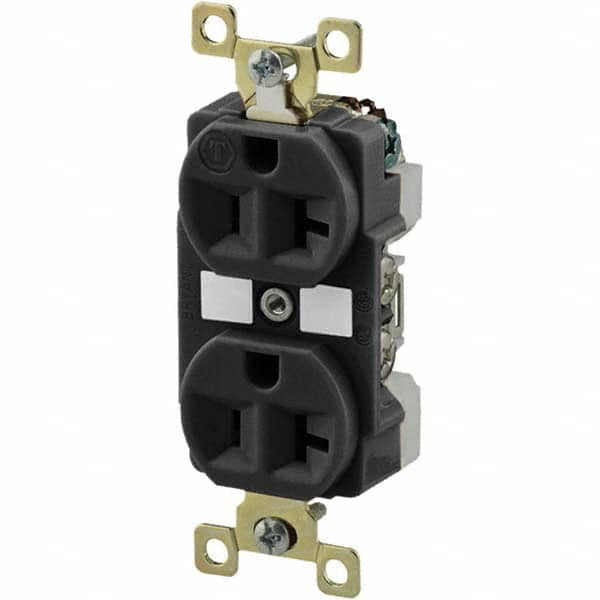 Bryant Electric - Straight Blade Receptacles Receptacle Type: Duplex Receptacle Grade: Industrial - All Tool & Supply