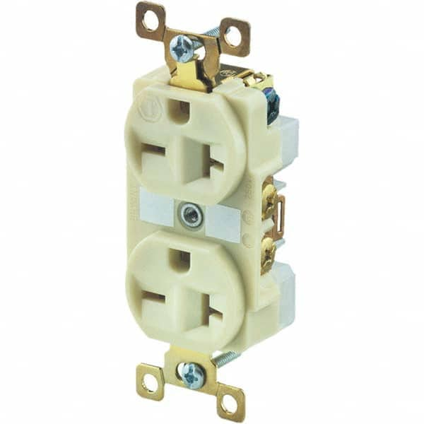 Bryant Electric - Straight Blade Receptacles Receptacle Type: Duplex Receptacle Grade: Industrial - All Tool & Supply