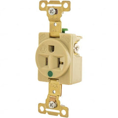 Bryant Electric - Straight Blade Receptacles Receptacle Type: Single Receptacle Grade: Hospital - All Tool & Supply