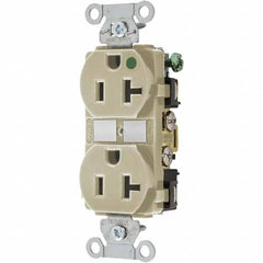 Bryant Electric - Straight Blade Receptacles Receptacle Type: Duplex Receptacle Grade: Hospital - All Tool & Supply