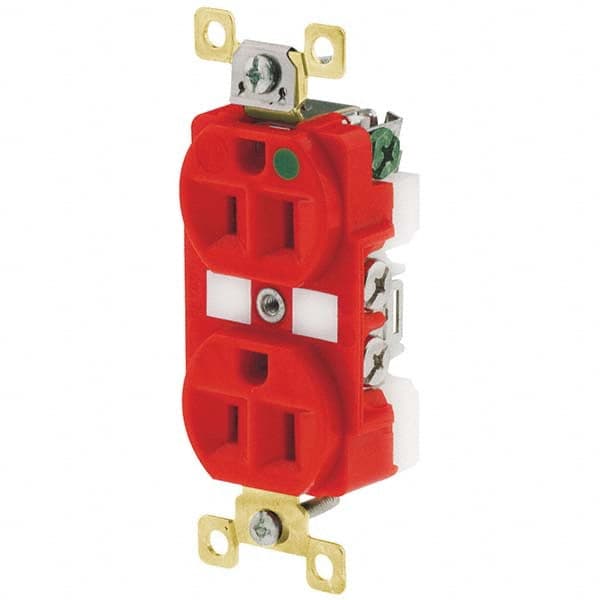 Bryant Electric - Straight Blade Receptacles Receptacle Type: Duplex Receptacle Grade: Hospital - All Tool & Supply