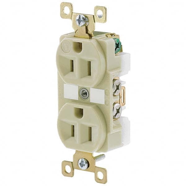 Bryant Electric - Straight Blade Receptacles Receptacle Type: Duplex Receptacle Grade: Industrial - All Tool & Supply