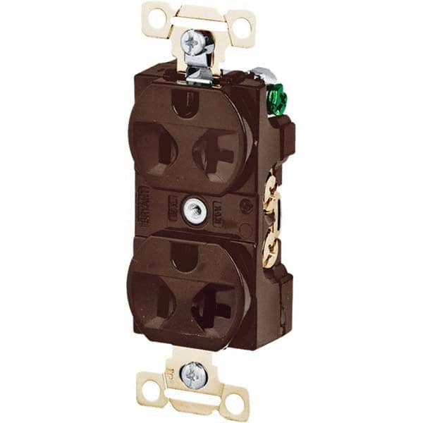 Bryant Electric - Straight Blade Receptacles Receptacle Type: Duplex Receptacle Grade: Industrial - All Tool & Supply