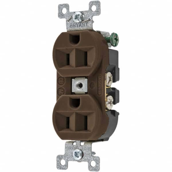 Bryant Electric - Straight Blade Receptacles Receptacle Type: Duplex Receptacle Grade: Specification - All Tool & Supply