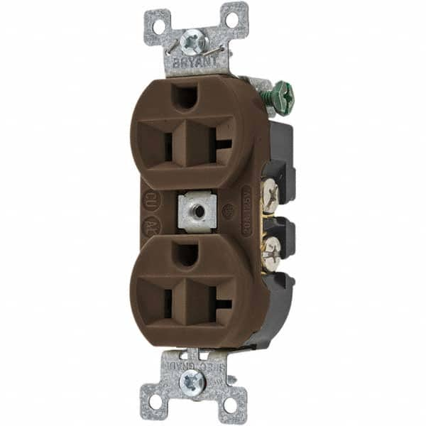 Bryant Electric - Straight Blade Receptacles Receptacle Type: Duplex Receptacle Grade: Specification - All Tool & Supply