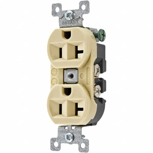 Bryant Electric - Straight Blade Receptacles Receptacle Type: Duplex Receptacle Grade: Specification - All Tool & Supply