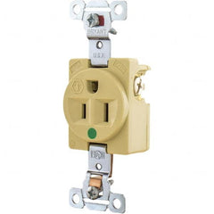 Bryant Electric - Straight Blade Receptacles Receptacle Type: Single Receptacle Grade: Hospital - All Tool & Supply