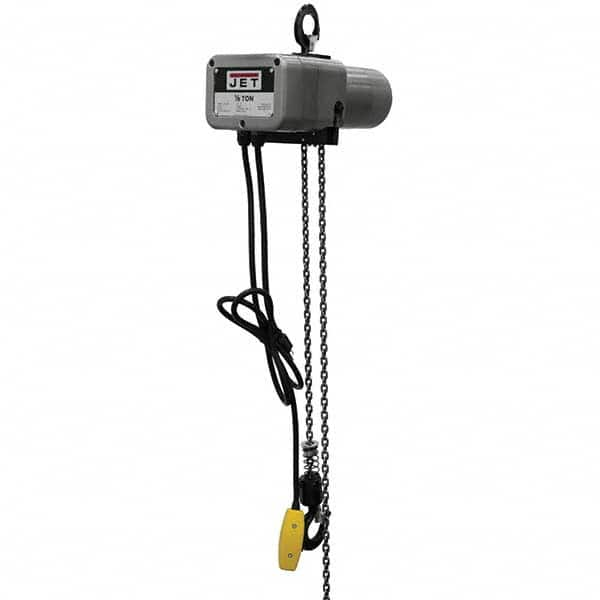 Jet - Electric Hoists Type: Electric Hoist Load Capacity (Ton): 1/4 - All Tool & Supply