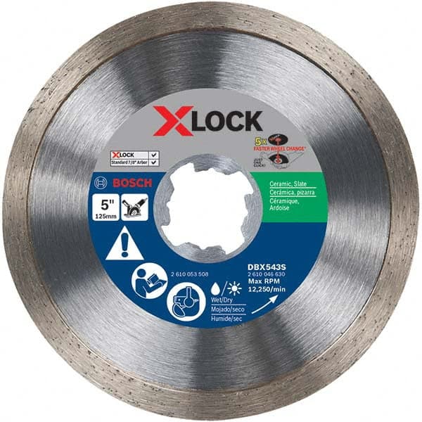 Bosch - Wet & Dry-Cut Saw Blades Blade Diameter (Inch): 5 Blade Material: Diamond-Tipped - All Tool & Supply