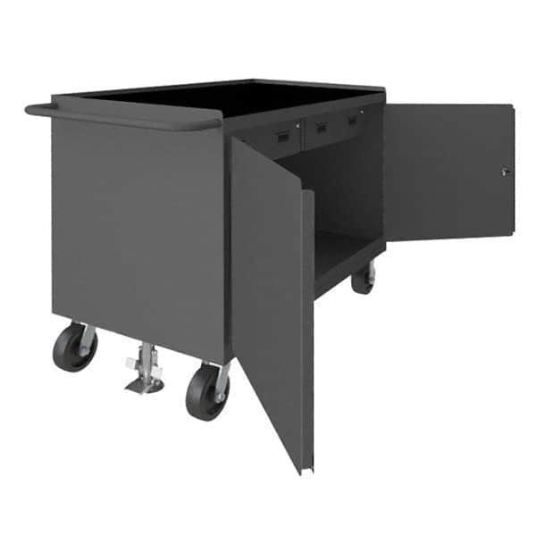 Durham - Mobile Work Benches Type: Cabinet Bench Length: 54-1/8 (Inch) - All Tool & Supply