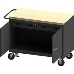 Durham - Mobile Work Benches Type: Cabinet Bench Length: 54-1/8 (Inch) - All Tool & Supply