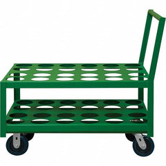 Durham - 1,400 Lb Capacity, 24-1/4" Wide x 39" Long x 37-1/2" High Medical Cylinder Cart - All Tool & Supply