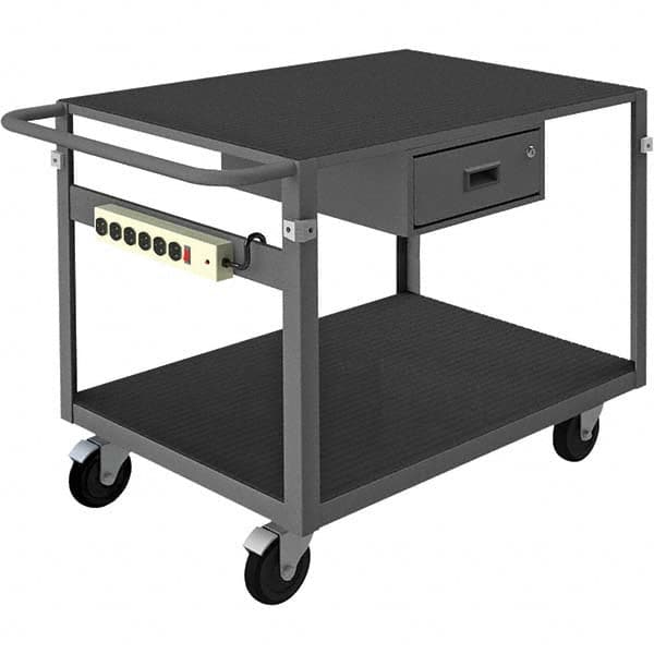 Durham - 1,000 Lb Capacity, 25-1/8" Wide x 42-11/16" Long x 31" High Instrument Cart - All Tool & Supply