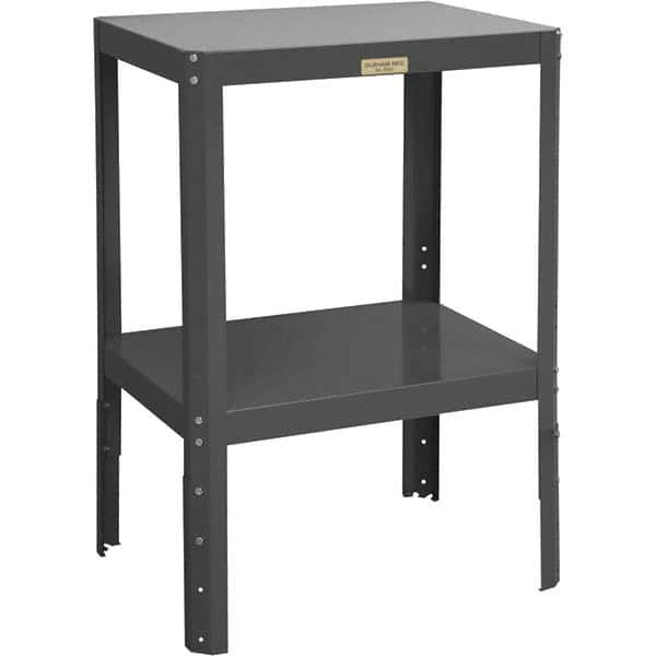 Durham - Stationary Work Benches, Tables Type: Machine Work Table Top Material: 16 Gauge Steel - All Tool & Supply