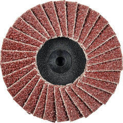 PFERD - Flap Discs; Abrasive Type: Coated ; Flap Disc Type: Type 27 ; Disc Diameter (Inch): 2 ; Abrasive Material: Aluminum Oxide ; Grit: 40 ; Attaching System: Quick Change Type CDR - Exact Industrial Supply