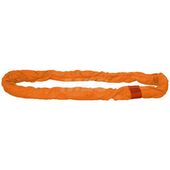 Sling: 3.5″ Wide, 15' Long, 80,000 lb Vertical, 64,000 lb Choker, 160,000 lb Basket, Dyneema & Nylon Orange