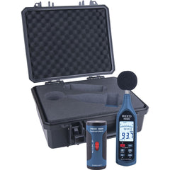 REED Instruments - Sound Meters; Type: Datalogging Sound Meter Kit ; Frequency Weighting: A & C ; Sound Range (dB): 30 - Exact Industrial Supply