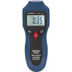 REED Instruments - Gas Detectors & Kits; Type: Portable microwave Leak Detector ; Gas Monitored: Microwaves ; Measuring Range: 0 to 9.99 mW/cm2 ; Alarm Level: 5 mW/cm2 ; Alarm Type: Audible; Visual ; Display Type: 4-Digit LCD - Exact Industrial Supply