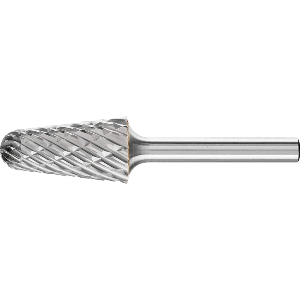 PFERD - SL-6, 5/8" Cut Diam, 1/4" Shank Diam, Carbide End Cut Tree with Radius End Burr - Exact Industrial Supply