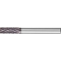 PFERD - SA-1, 1/4" Cut Diam, 1/4" Shank Diam, Carbide Double Cut Cylinder Burr - Exact Industrial Supply