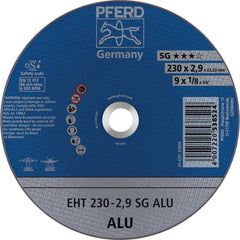 PFERD - Cutoff Wheels; Tool Compatibility: Angle Grinder ; Wheel Diameter (Inch): 9 ; Wheel Thickness (Inch): 1/8 ; Abrasive Material: Aluminum Oxide/Silicon Carbide ; Maximum RPM: 6600.000 ; Grit: 30 - Exact Industrial Supply