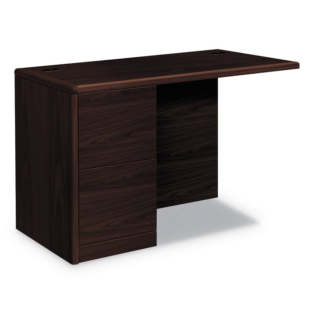 Hon - Office Cubicle Workstations & Worksurfaces; Type: Single Right Pedestal Workstation Desk ; Width (Inch): 48 ; Length (Inch): 24 ; Material: High-Pressure Laminate ; Material: High-Pressure Laminate ; Fractional Height: 29-1/2 - Exact Industrial Supply