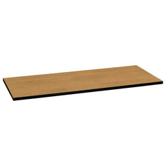 Hon - Stationary Tables; Type: Table Top ; Material: High-Pressure Laminate ; Color: Harvest; Black ; Height (Inch): 1-1/8 ; Length (Inch): 24 ; Width (Inch): 60 - Exact Industrial Supply