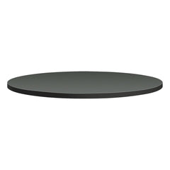 Hon - Stationary Tables; Type: Table Top ; Material: High-Pressure Laminate ; Color: Charcoal ; Diameter (Inch): 30 ; Height (Inch): 1-1/8 ; Width (Inch): 30 - Exact Industrial Supply