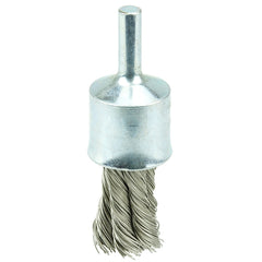 1/2″ Diameter - Knot Type Stainless End Brush - All Tool & Supply