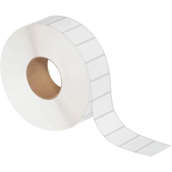 Value Collection - Pack of 4 Rolls, 5,087 Labels per Roll, 2-1/4" x 1-1/4" White Topcoated Facestock Thermal Labels - All Tool & Supply