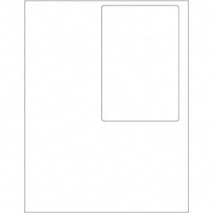 Tape Logic - Pack of (100) 4" x 6" White Paper Laser Labels - All Tool & Supply