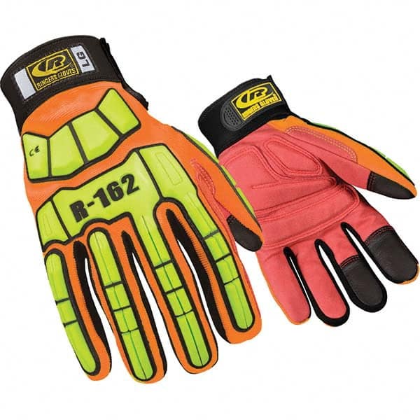 Ringers Gloves - Size S (8) Spandex High Visibility Work Gloves - All Tool & Supply