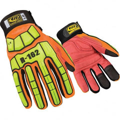 Ringers Gloves - Size XL (11) Spandex High Visibility Work Gloves - All Tool & Supply