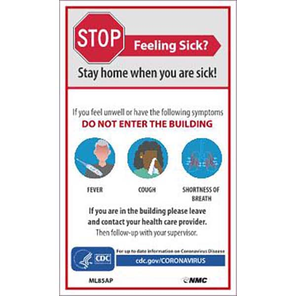 NMC - Safety & Facility Labels Message Type: COVID-19 Header: None - All Tool & Supply