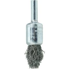 1/2″ Controlled Flare Crimped Wire End Brush, .014″ Steel Fill - All Tool & Supply