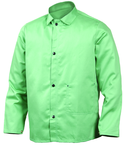 2X-Large - Green Flame Retardant 9 oz Cotton Jackets -- Jackets are 30" long - All Tool & Supply